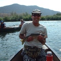 Brad with fat trout 2002