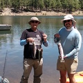 Dan and Ben M. at Woods Canyon Lake 2022